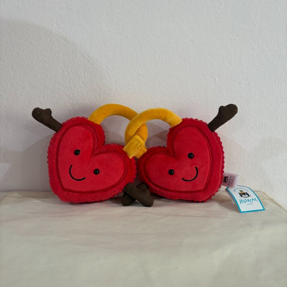 Jellycat Amuseables Val & Tina Love Locks BNWT Fast Shipping
